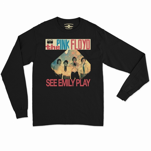 Pink Floyd See Emily Play Long Sleeve T-Shirt - longsleeveblack