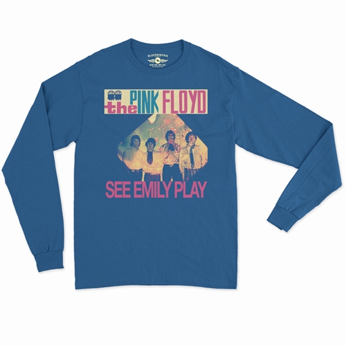 Pink Floyd See Emily Play Long Sleeve T-Shirt - longsleeveblue