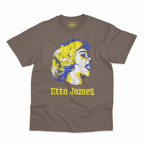 Graphic Etta James T-Shirt - Classic Heavy Cotton - classictaupe