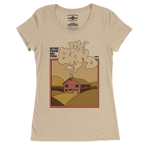 The Band Smokey Big Pink Ladies T Shirt - Relaxed Fit - ladiessanddune