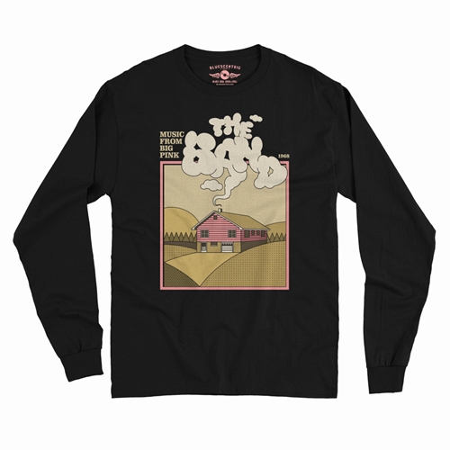 The Band Smokey Big Pink Long Sleeve T-Shirt - longsleeveblack