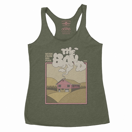 The Band Smokey Big Pink Racerback Tank - Women