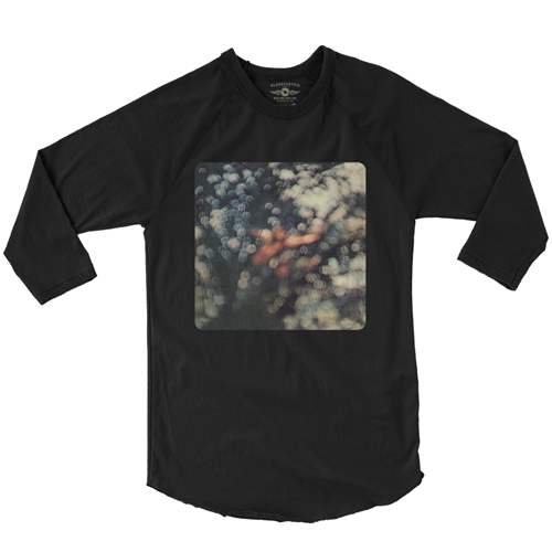 Pink Floyd Obscured By Clouds Baseball T-Shirt - raglanblackblacksleeve