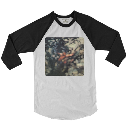 Pink Floyd Obscured By Clouds Baseball T-Shirt - raglanwhiteblacksleeve