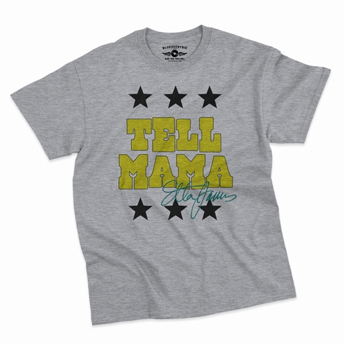 Etta James Tell Mama Signature T-Shirt - Classic Heavy Cotton - heatherathletic