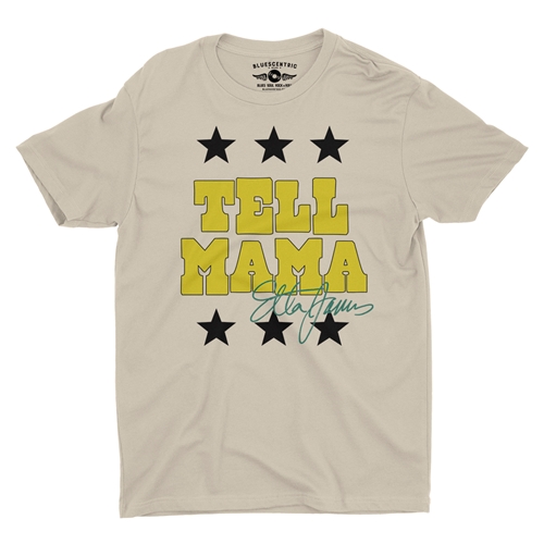 Etta James Tell Mama Signature T-Shirt - Lightweight Vintage Style - vintagecream
