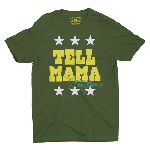 Etta James Tell Mama Signature T-Shirt - Lightweight Vintage Style - vintageolive