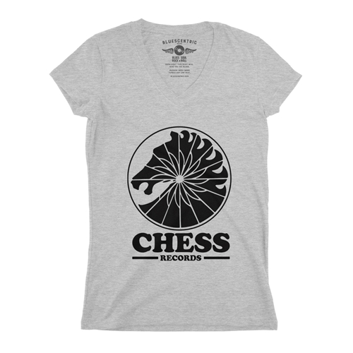 Ltd. Edition Chess Records Knight V-Neck T Shirt - Women
