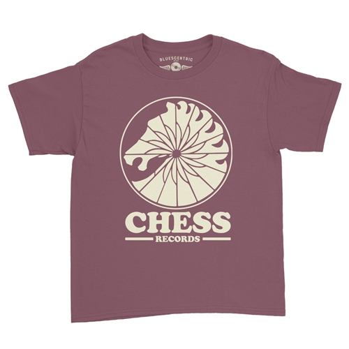 Ltd. Edition Chess Records Knight Youth T-Shirt - Lightweight Vintage Children - youthheathermaroon