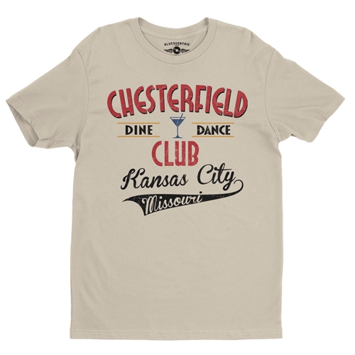 Vintage Chesterfield Club Kansas City T-Shirt - Lightweight Vintage Style - vintagecream
