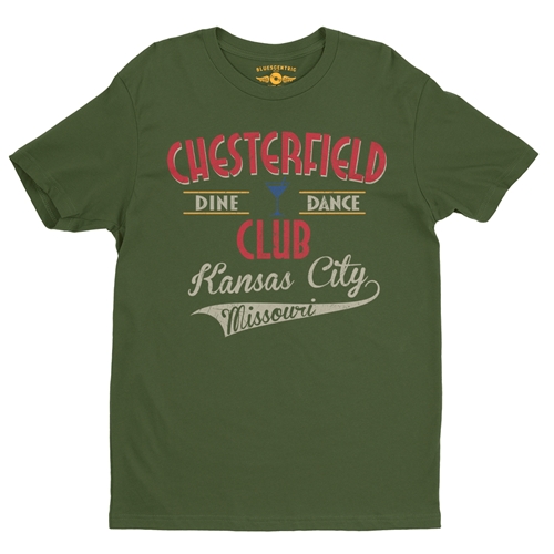 Vintage Chesterfield Club Kansas City T-Shirt - Lightweight Vintage Style - vintageolive