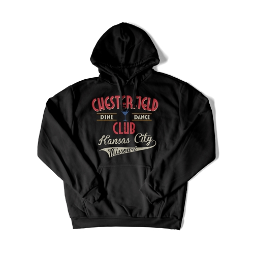 Vintage Chesterfield Club Kansas City Pullover Jacket - hoodieblack