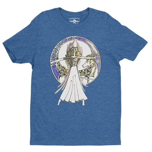 Humble Pie Dollface T-Shirt - Lightweight Vintage Style - vintageheatherroyalblue