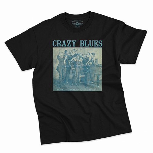Mamie Smith Crazy Blues T-Shirt - Classic Heavy Cotton - classicblack