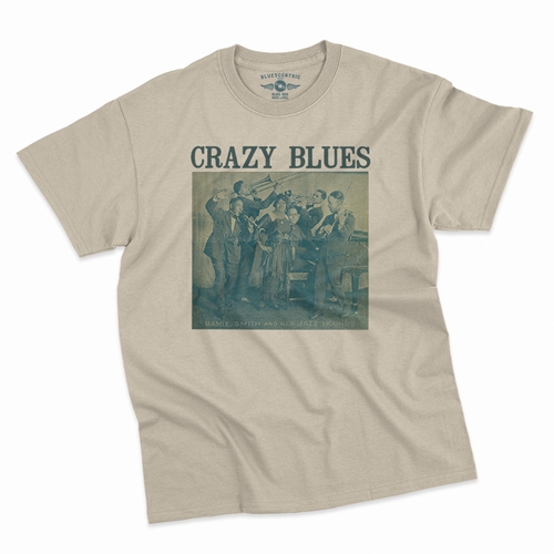 Mamie Smith Crazy Blues T-Shirt - Classic Heavy Cotton - classicsand