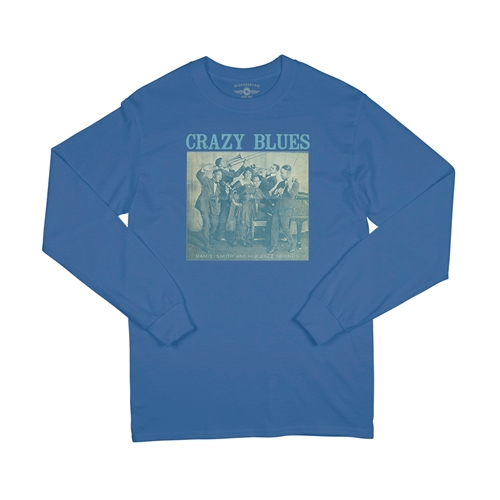 Mamie Smith Crazy Blues Long Sleeve T-Shirt - longsleeveblue