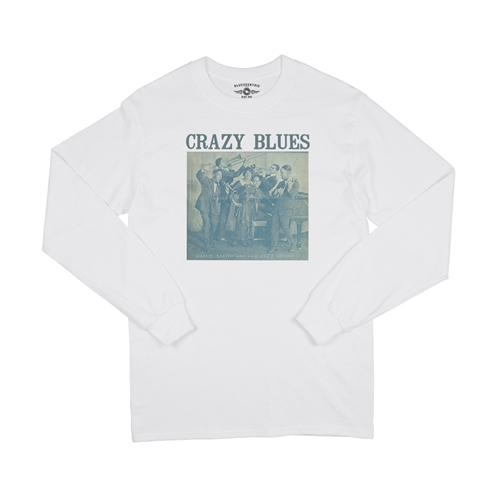 Mamie Smith Crazy Blues Long Sleeve T-Shirt - longsleevewhite