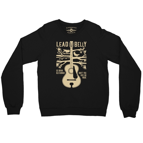 Lead Belly Family Tree Crewneck Sweater - crewneckblack