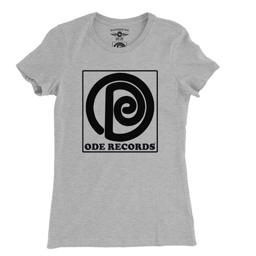 Ode Records Ladies T Shirt - Relaxed Fit - ladiesathleticheather
