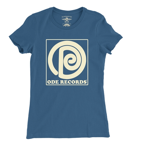 Ode Records Ladies T Shirt - Relaxed Fit - ladiesblue