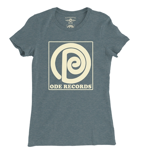 Ode Records Ladies T Shirt - Relaxed Fit - ladiesheatherdeepteal