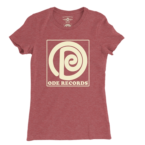 Ode Records Ladies T Shirt - Relaxed Fit - ladiesheatherred