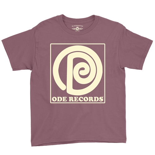 Ode Records Youth T-Shirt - Lightweight Vintage Children & Toddlers - youthheathermaroon