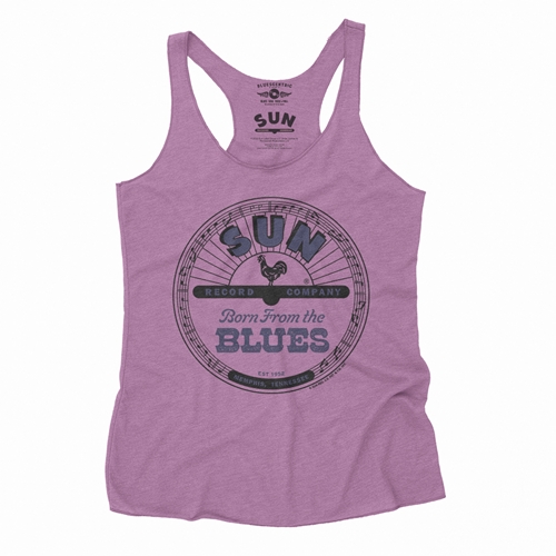 Sun Records Born from the Blues Racerback Tank - Women