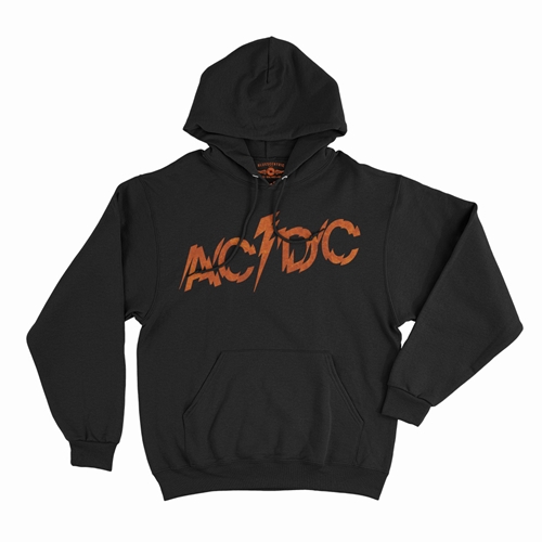 AC/DC Fiery Logo Pullover Jacket - hoodieblack