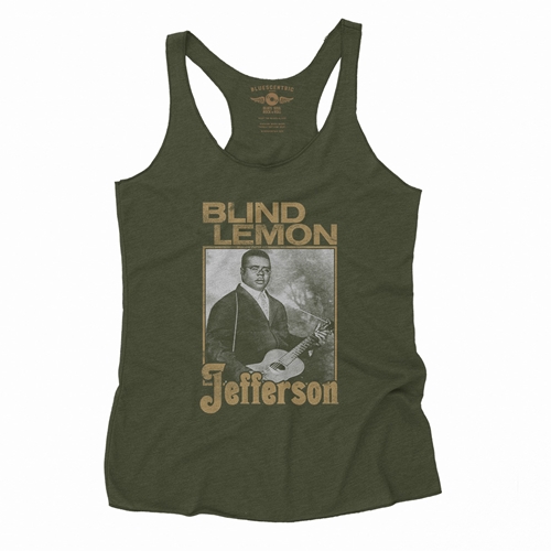 Blind Lemon Jefferson Distress Racerback Tank - Women