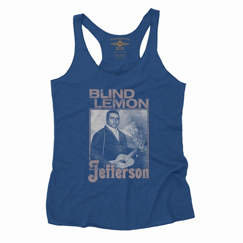 Blind Lemon Jefferson Distress Racerback Tank - Women