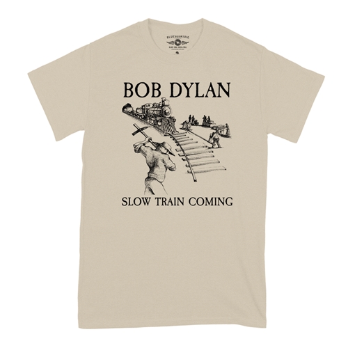 Bob Dylan Slow Train Coming Album T-Shirt - Classic Heavy Cotton - classicsand