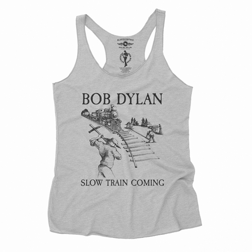 Bob Dylan Slow Train Coming Album Racerback Tank - Women