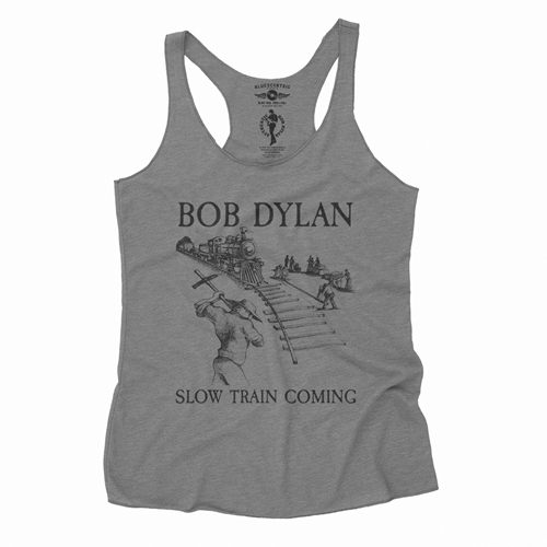 Bob Dylan Slow Train Coming Album Racerback Tank - Women