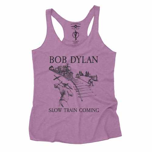 Bob Dylan Slow Train Coming Album Racerback Tank - Women