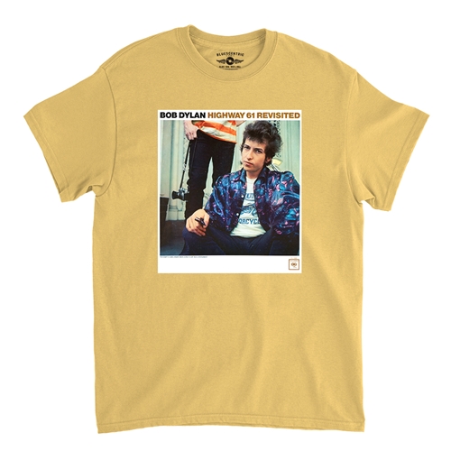 Bob Dylan Highway 61 Revisited T-Shirt - Classic Heavy Cotton - classicyellow