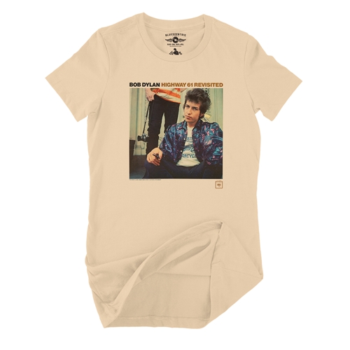 Bob Dylan Highway 61 Revisited Ladies T Shirt - Relaxed Fit - ladiessanddune