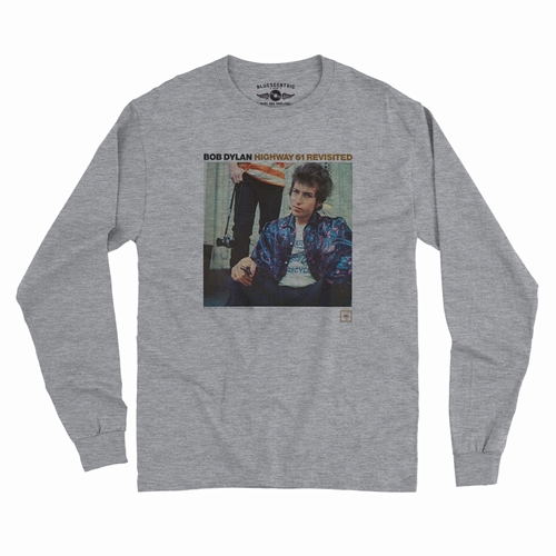 Bob Dylan Highway 61 Revisited Long Sleeve T-Shirt - longsleeveathleticheather