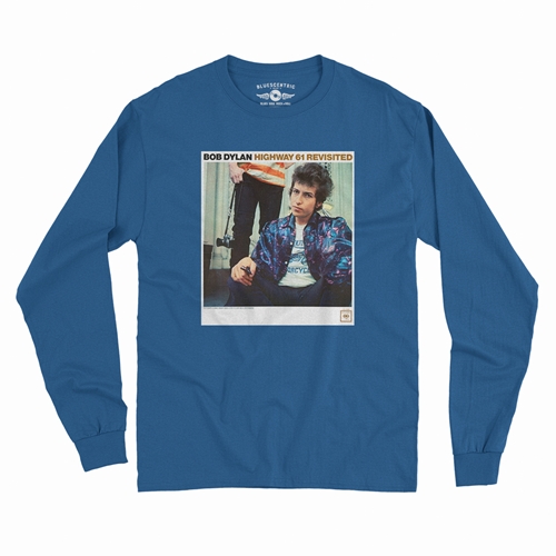 Bob Dylan Highway 61 Revisited Long Sleeve T-Shirt - longsleeveblue