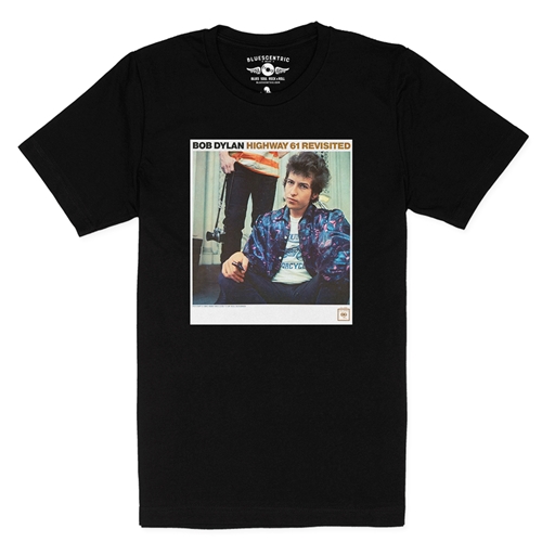 Bob Dylan Highway 61 Revisited T-Shirt - Lightweight Vintage Style - vintageblack