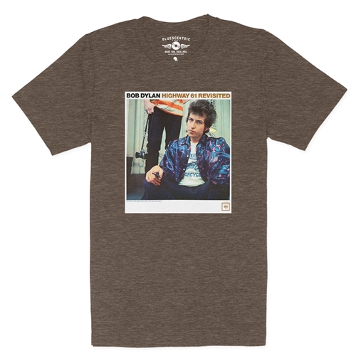 Bob Dylan Highway 61 Revisited T-Shirt - Lightweight Vintage Style - vintageheatherbrown