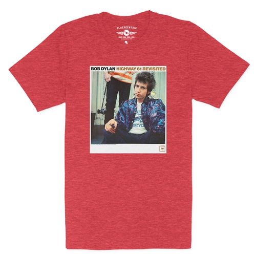 Bob Dylan Highway 61 Revisited T-Shirt - Lightweight Vintage Style - vintageheatherred