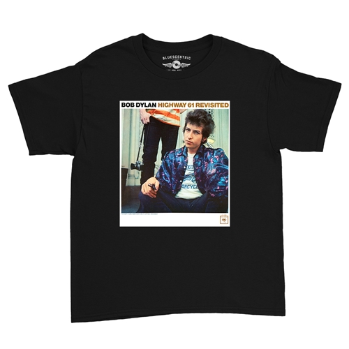 Bob Dylan Highway 61 Revisited Youth T-Shirt - Lightweight Vintage Children & Toddlers - youthblack