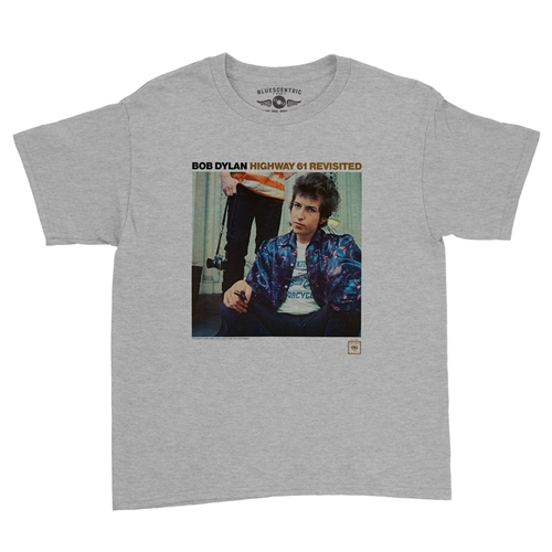 Bob Dylan Highway 61 Revisited Youth T-Shirt - Lightweight Vintage Children & Toddlers - youthheatherathletic