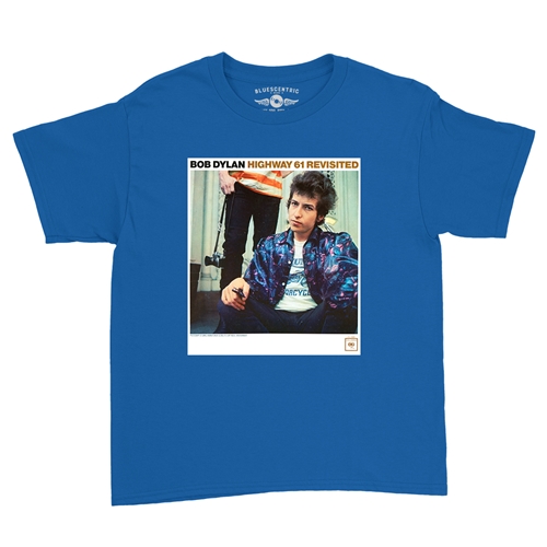 Bob Dylan Highway 61 Revisited Youth T-Shirt - Lightweight Vintage Children & Toddlers - youthroyalblue