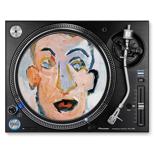 Graphic Bob Dylan Self-Portrait Turntable Slip Mat