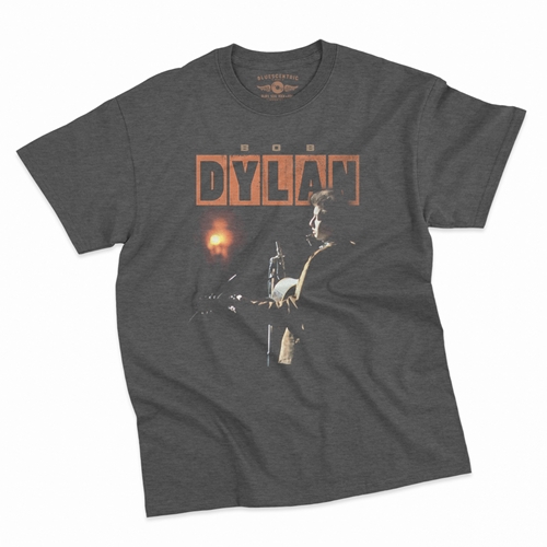 Bob Dylan Greenwich T-Shirt - Classic Heavy Cotton - classicheathergrey