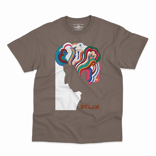Bob Dylan Milton Glaser T-Shirt - Classic Heavy Cotton - classictaupe