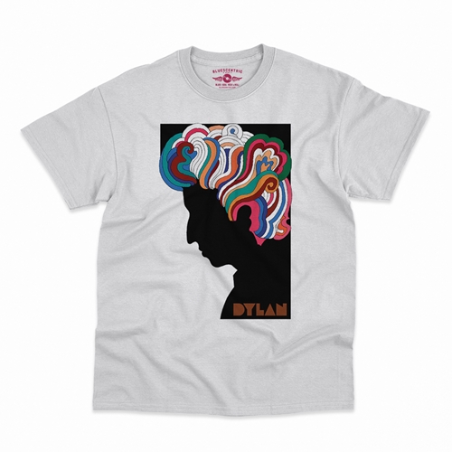 Bob Dylan Milton Glaser T-Shirt - Classic Heavy Cotton - classicwhite