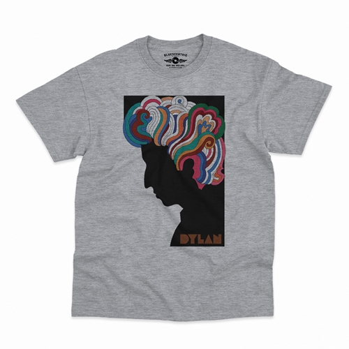Bob Dylan Milton Glaser T-Shirt - Classic Heavy Cotton - heatherathletic